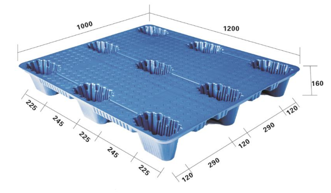 Blow molding  pallet