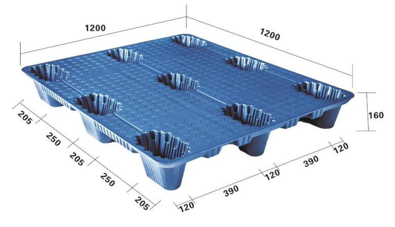 Blow molding  pallet